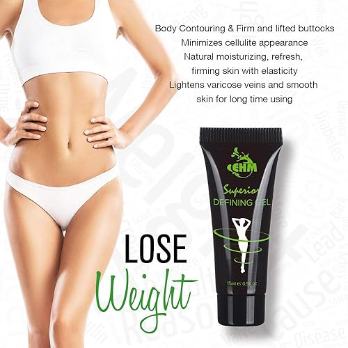 Miniatura 4 de EHM Ultimate Defining Body Gel Aplicador Lipo Gel Cream funciona para reafirmar tonificación contornear 0.5 fl oz (0.5fl oz) ea