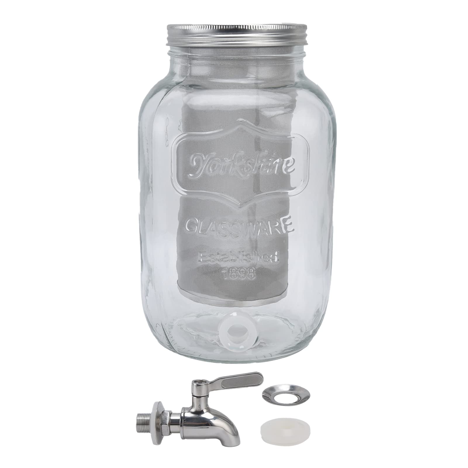 POENVFPO Caffettiera Cold Brew, Design in Vetro Resistente