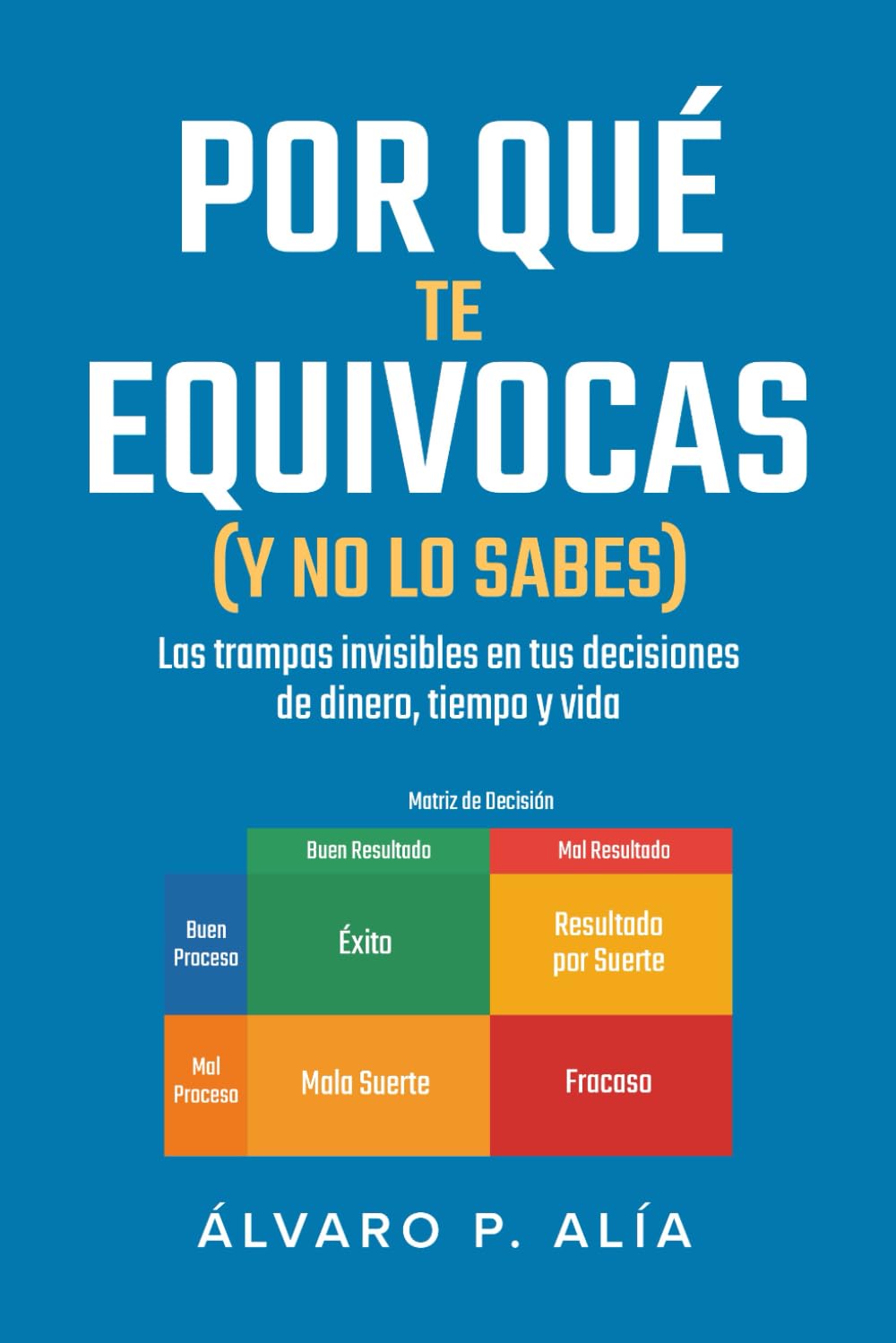 Por qué te equivocas (y no lo sabes): Las trampas invisibles en tus decisiones de dinero, tiempo y vida