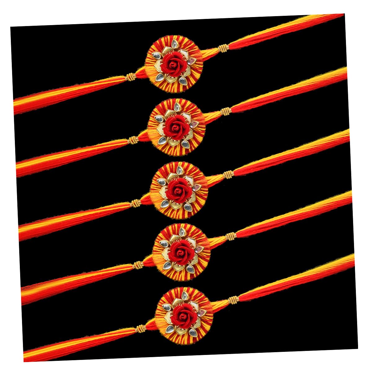 Saugat Traders Handmade Moli Rakhi for Brother Set of 5 - Traditional Thread Rakhi - Rajasthani Designer Rakhi Combo - Raksha Bandhan Rakhis (B0DB8Q6685) Amazon Price History, Amazon Price Tracker