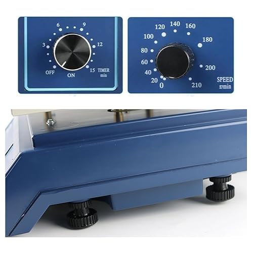 Miniatura 3 de Orbital Shaker - LE8S Adjustable Lab Oscillator RPR Horizontal Rotator Shaker 0-210rpm Laboratory Orbit Shakers with Anti-Slip Platform