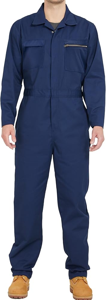 Amazon.com: wantdo Mens Work Coveralls Long Sleeve Mechanic