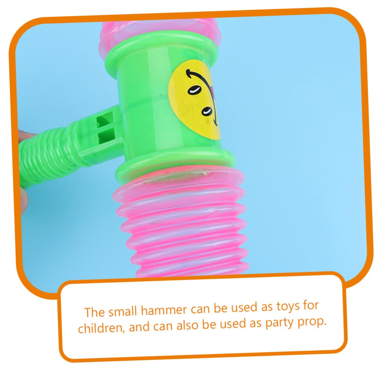 TOYANDONA 8pcs Beating Hammer Mallets for Hand Eye Coordination and Safe Smooth Surface for Cheering Fun for Boys and Playtime Random Color