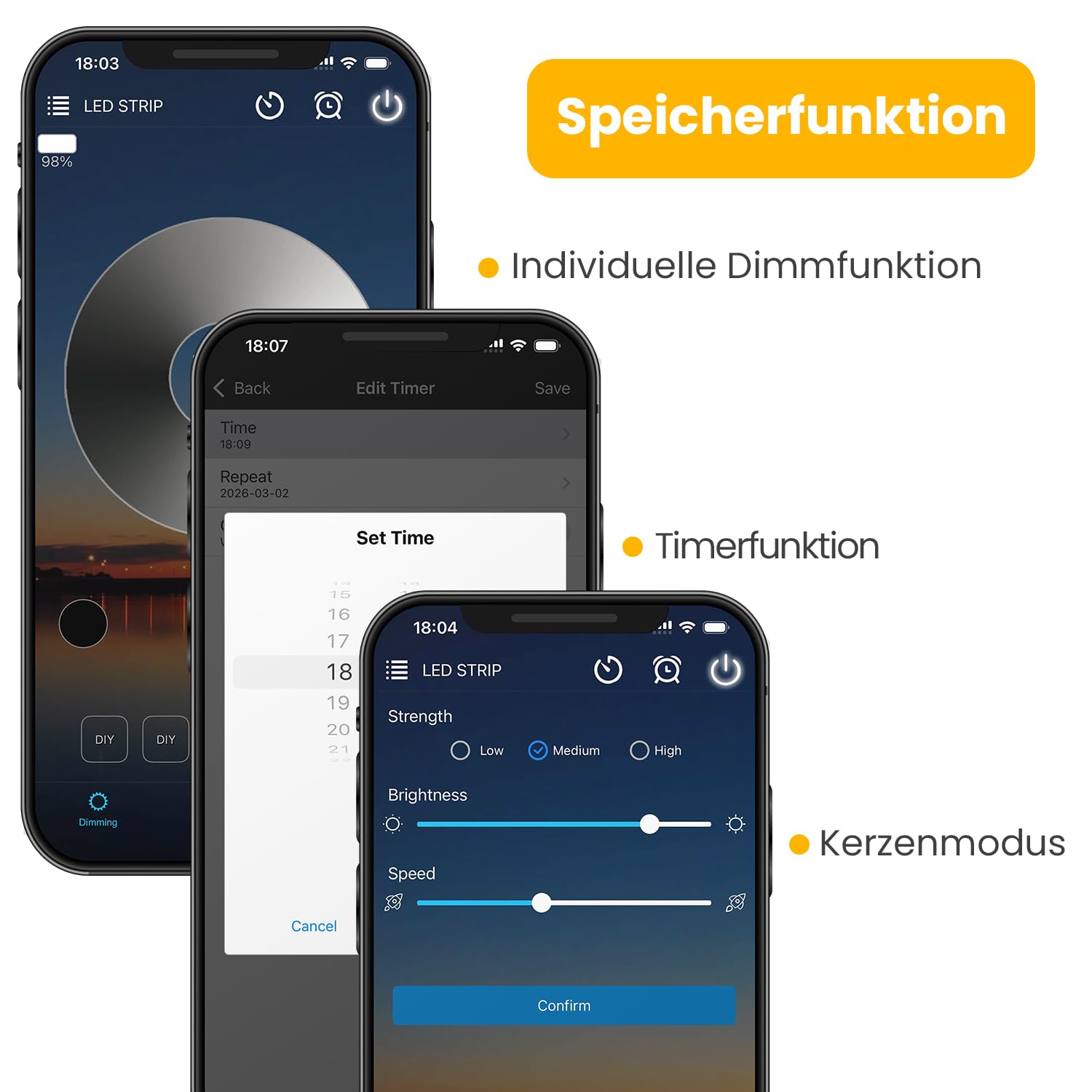 SHUNLEE 6 Stück LED Akustikpaneele Beleuchtung, Smart Bluetooth Schwarzer Eingebetteter LED für Akustikpaneele, 10MM Selbstklebend 2700K Warmweiß Wandpaneele Beleuchtung (40cm*2+60cm*2+90cm*2)