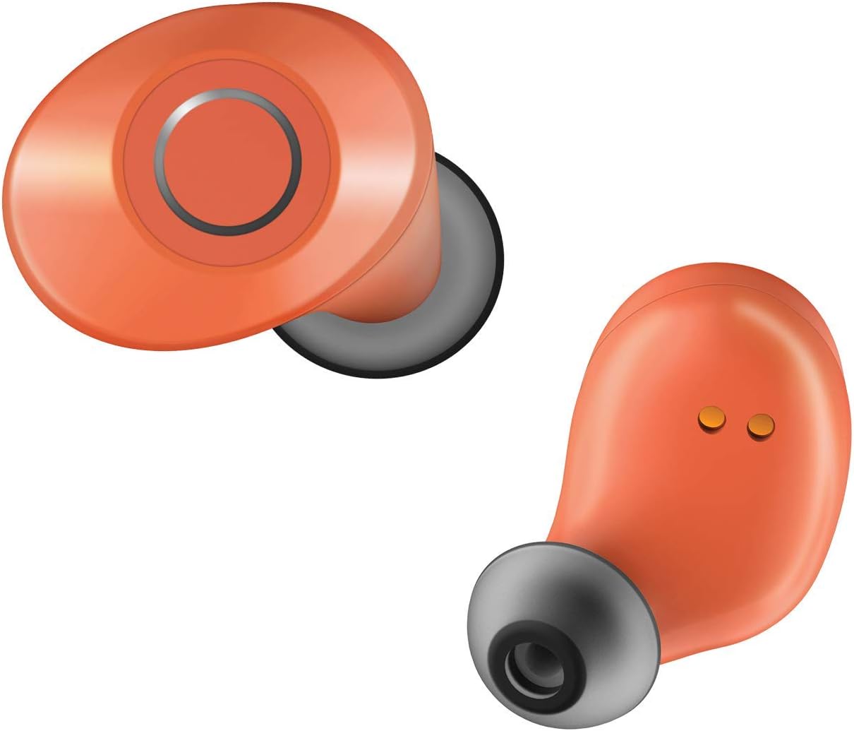 Close-up of a single Momax Pills Wireless Earbud