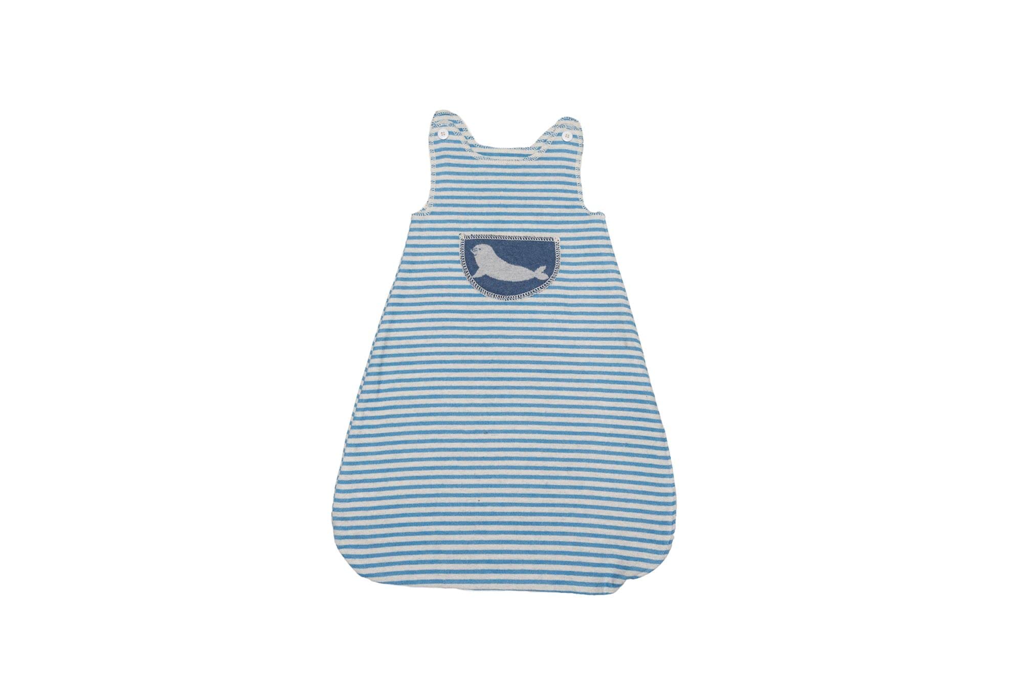 David Fussenegger Schlafsack Juwel 'Robbe' Blau 70 cm