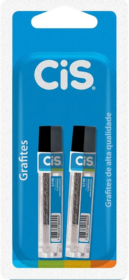 Grafite, CIS, Big Tree 0,7 mm HB, Blister com 2 tubos