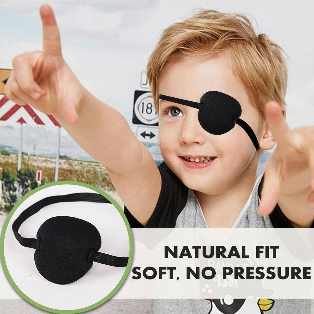 Spancare Lazy Eye Patch, 6pcs New Amblyopia Eye Patches, Kids Eye Patch, Strabismus
