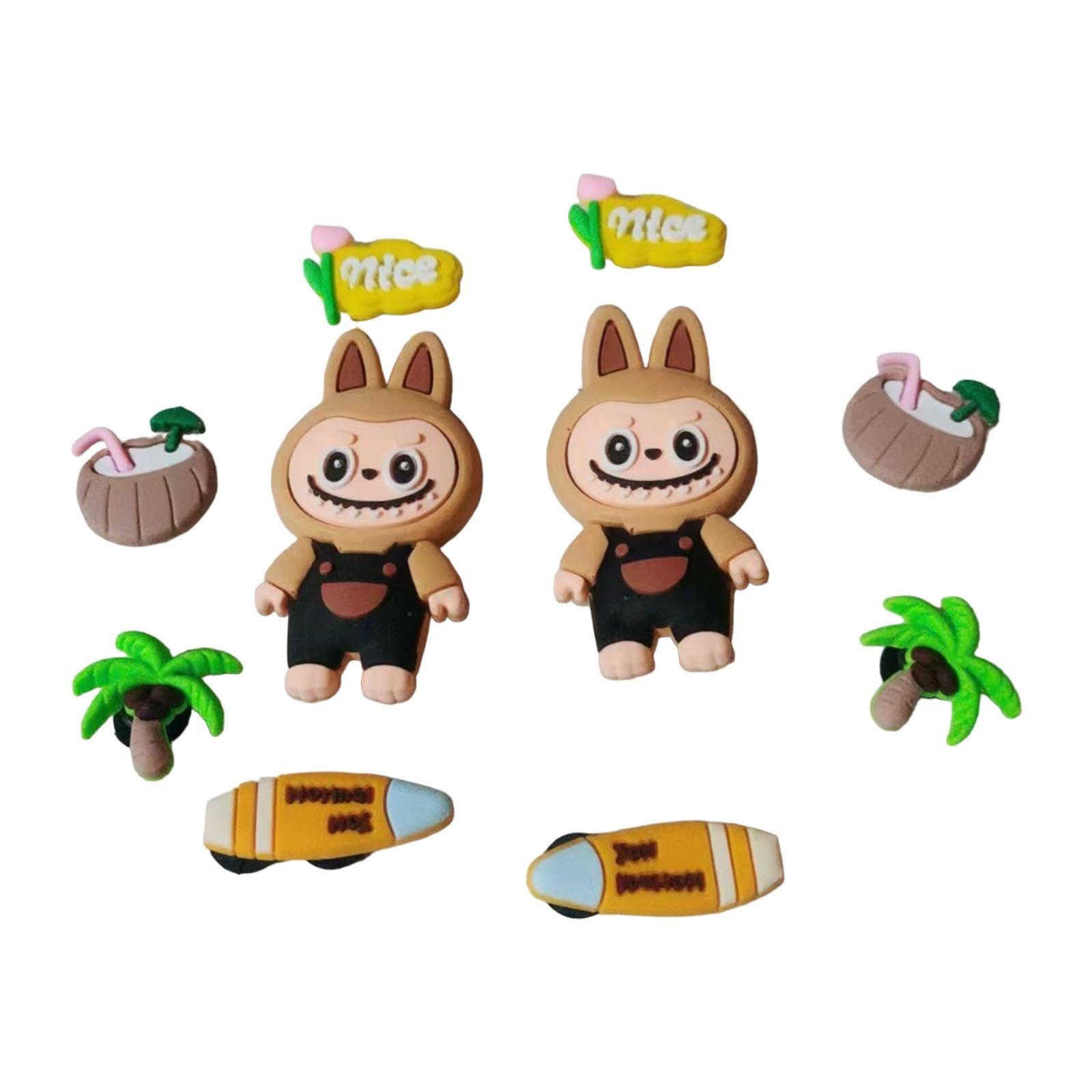 NIVAA 10x Beach Bag Charm Fashion Reusable Handbag Decoration DIY Beach Tote Charm-image-38