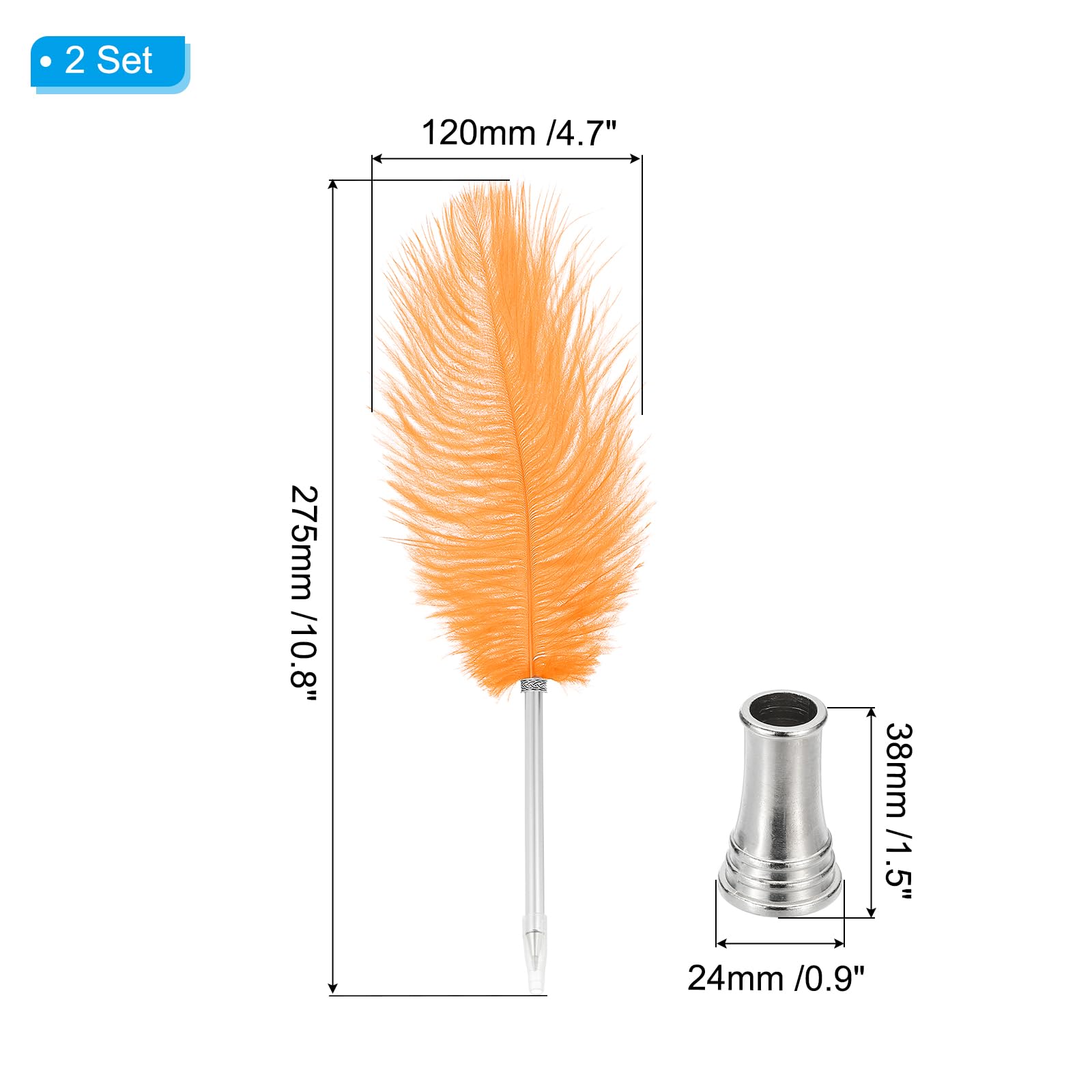 PATIKIL Feather Ballpoint Pen - Image 2