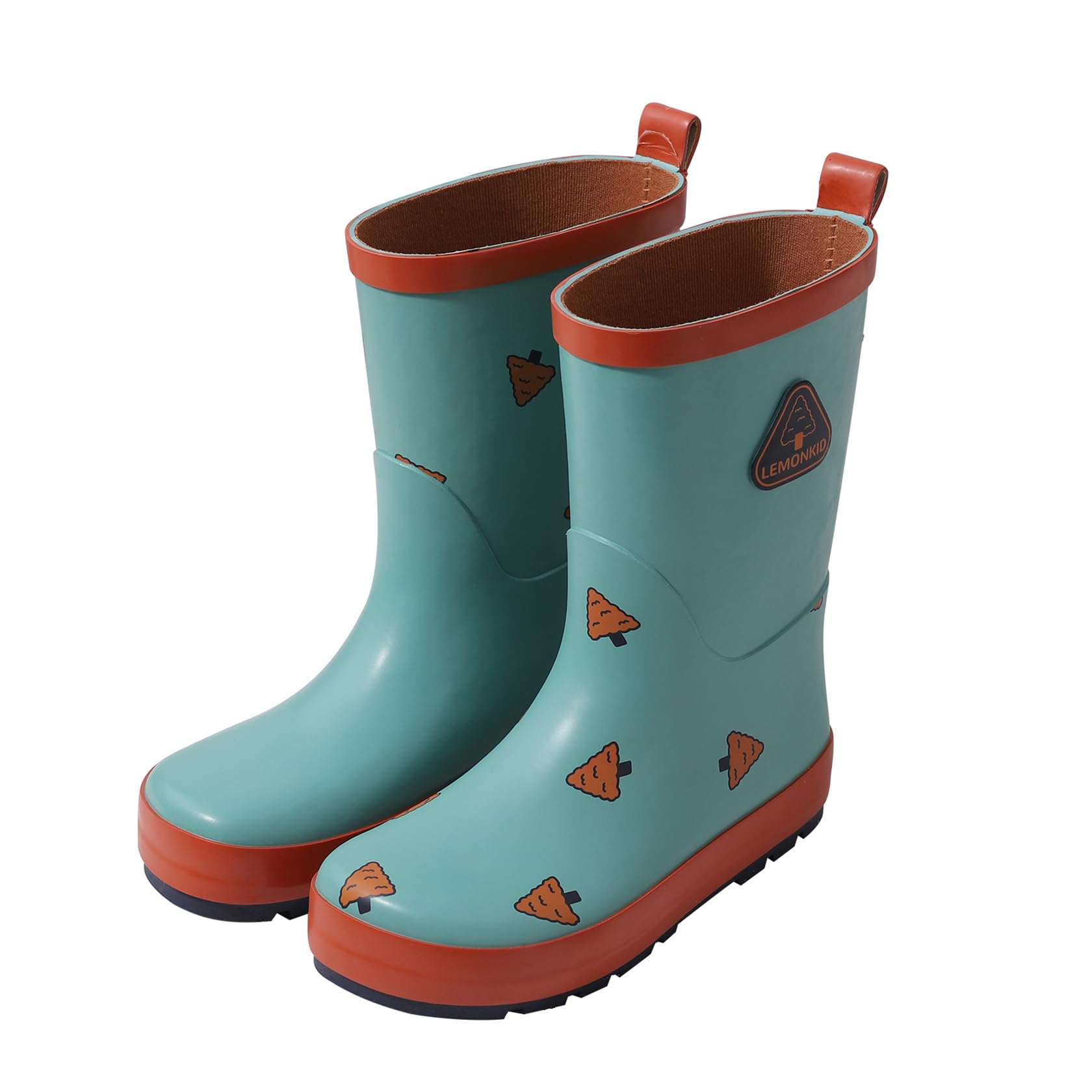 Stivali Bambino e Bambina Ragazzo e Ragazza in Gomma Stivali da Pioggia Dinosauro Unisex Antiscivolo Impermeabili