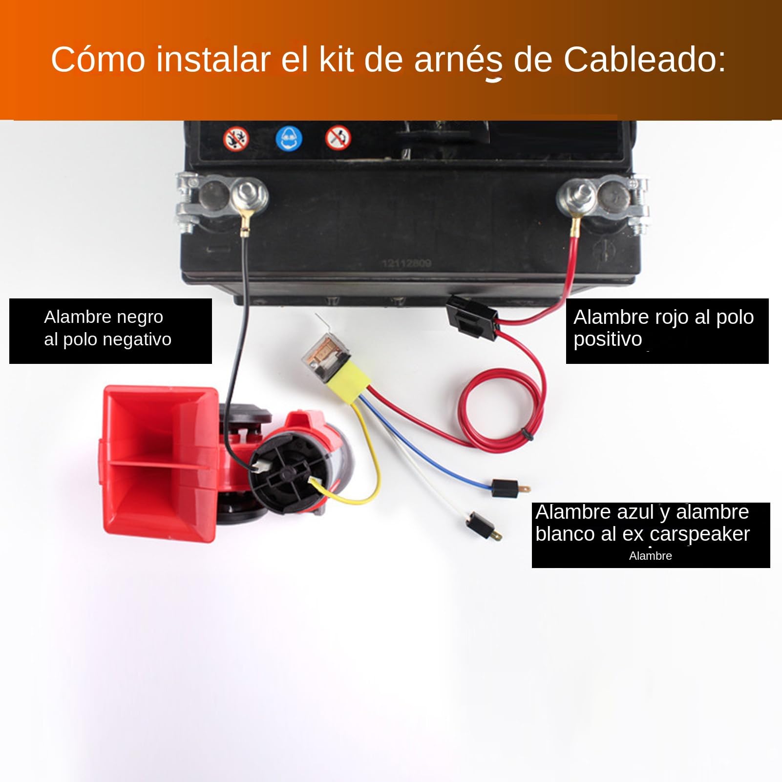 Para Camión Bocina Eléctrica De Aire Para Automoción