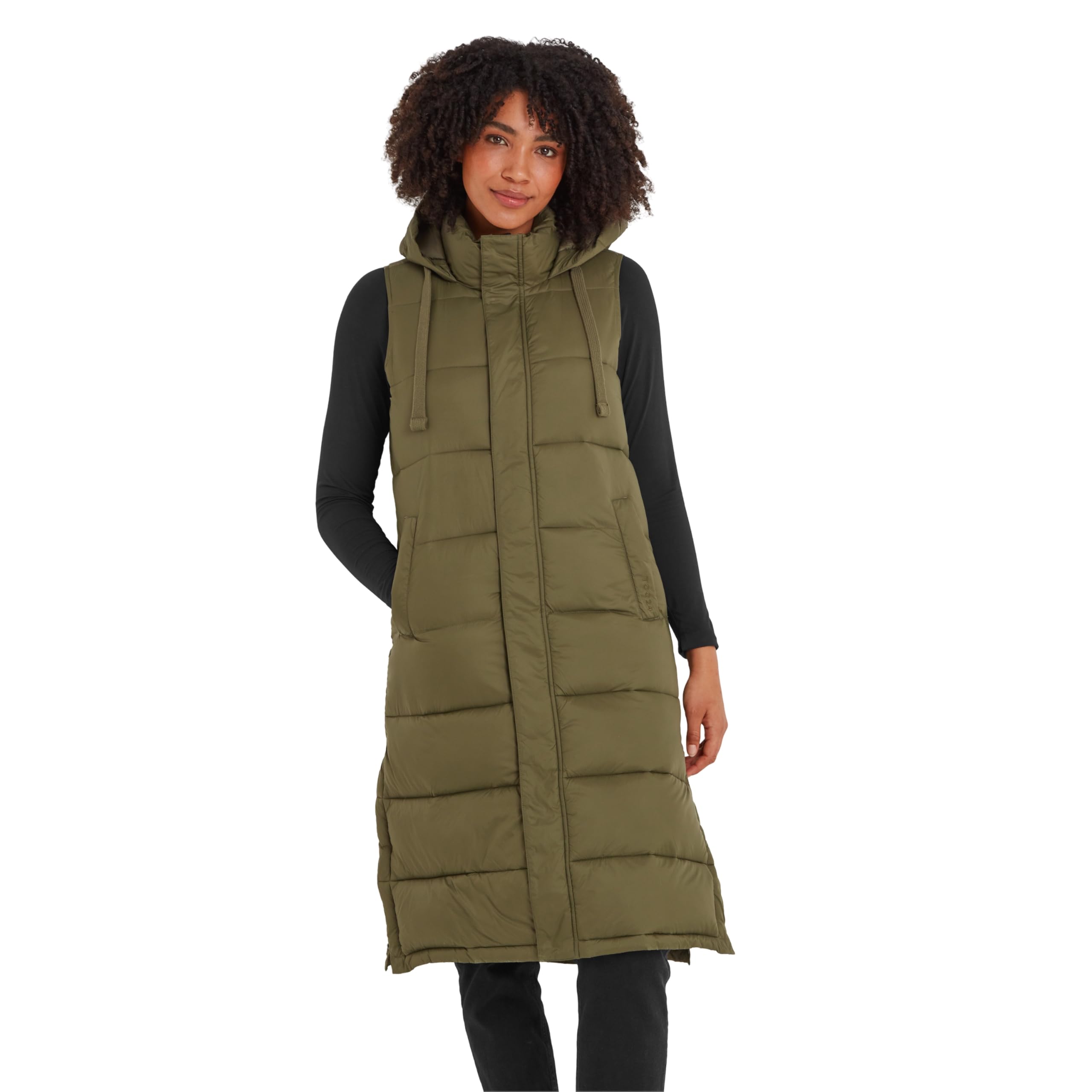 TOG24 Newall Womens Padded Gilet, Wind Resistant & Warm, Filled With Insulation Made From Recycled Plastic Bottles, In A Chunky Quilted Design, Featuring 2 Way Zip & Zip Pockets