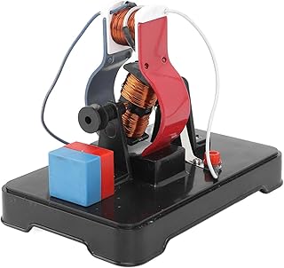 BORDSTRACT Simple Electric Motor Model, DC 3-6V Magnet Motor Model Assemble DIY Kit J24018 for Studying Magnetic Line of Force Display Model Physics Science Educational Practice