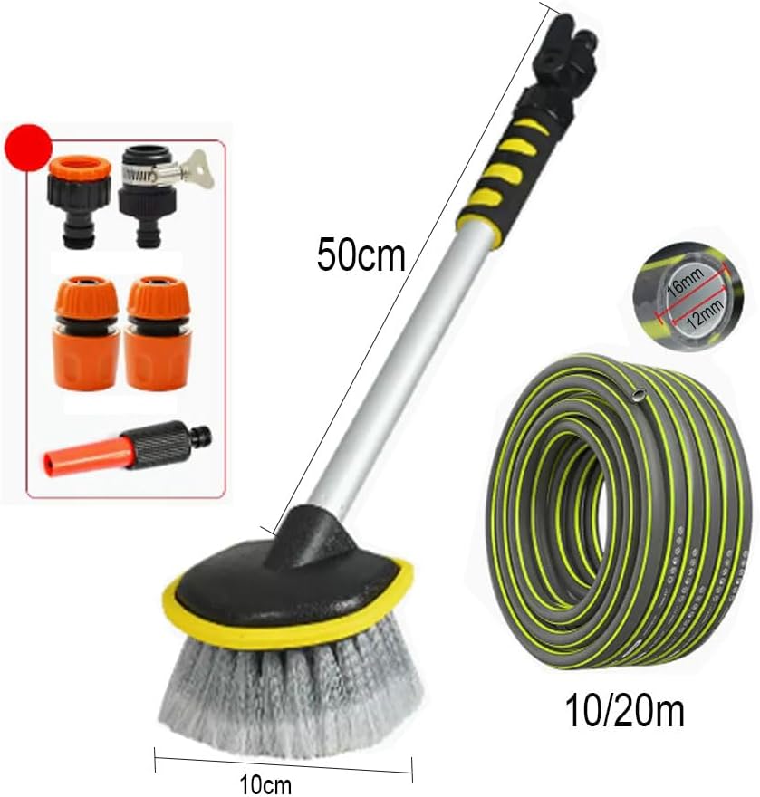 Water Fed Pole Brush Head, Solar Cleaning Brush Water Supply Pole Brush System, Solar Cleaning Tools for Glass Cleaning, Photovoltaic Cleaner, Glass Cleaning Brush, Solar Panel Cleaning.