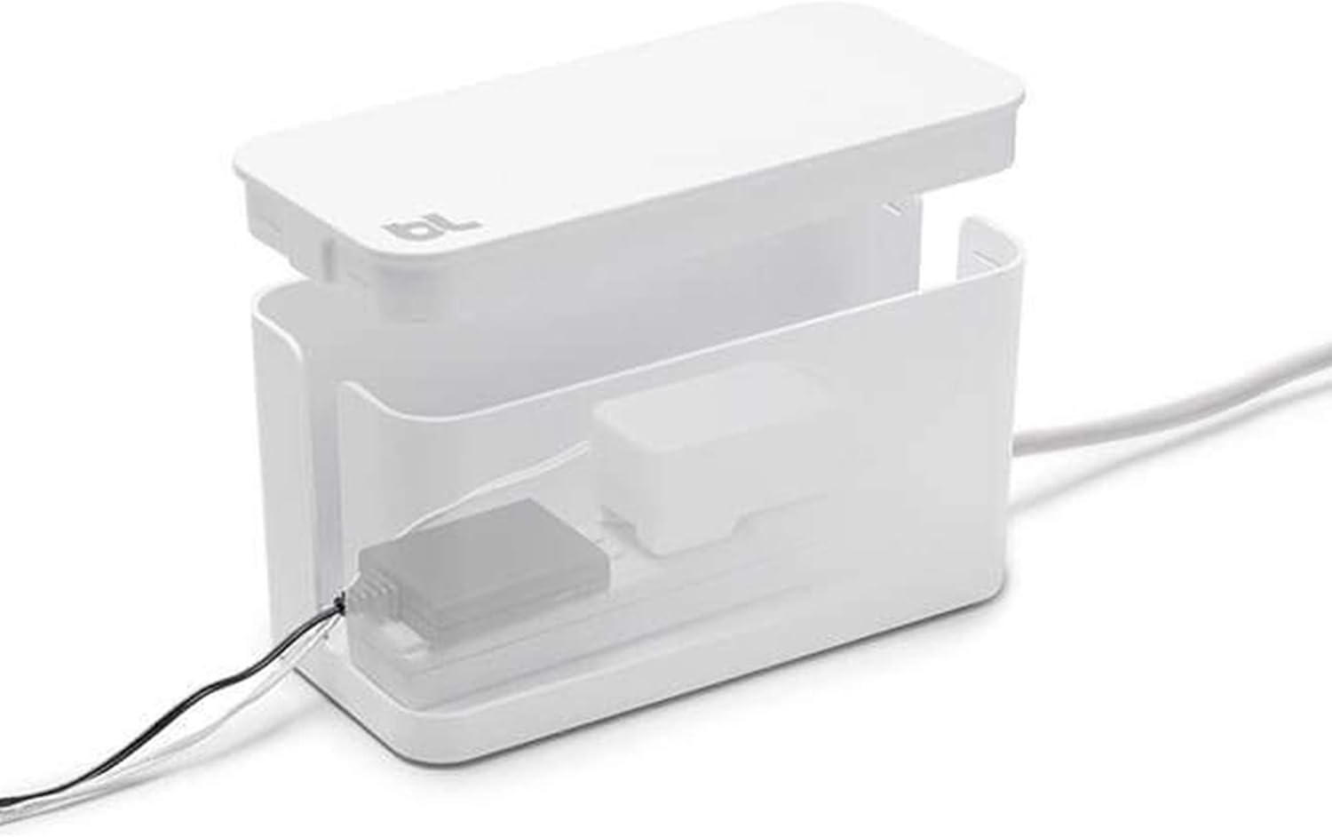 40% оƒƒ Dіѕсоunt Bluelounge CableBox Cable and Cord Management System - Set of 1 Large and 1 Mini Box - White Uр Tо 60% оƒƒ Bluelounge CableBox Cable and Cord Management System - Set of 1 Large and 1 Mini Box - White
