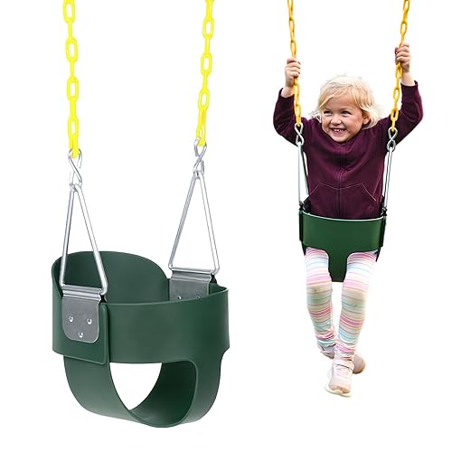 Eastern Jungle Gym Heavy-Duty High Back Full Bucket Toddler Swing
