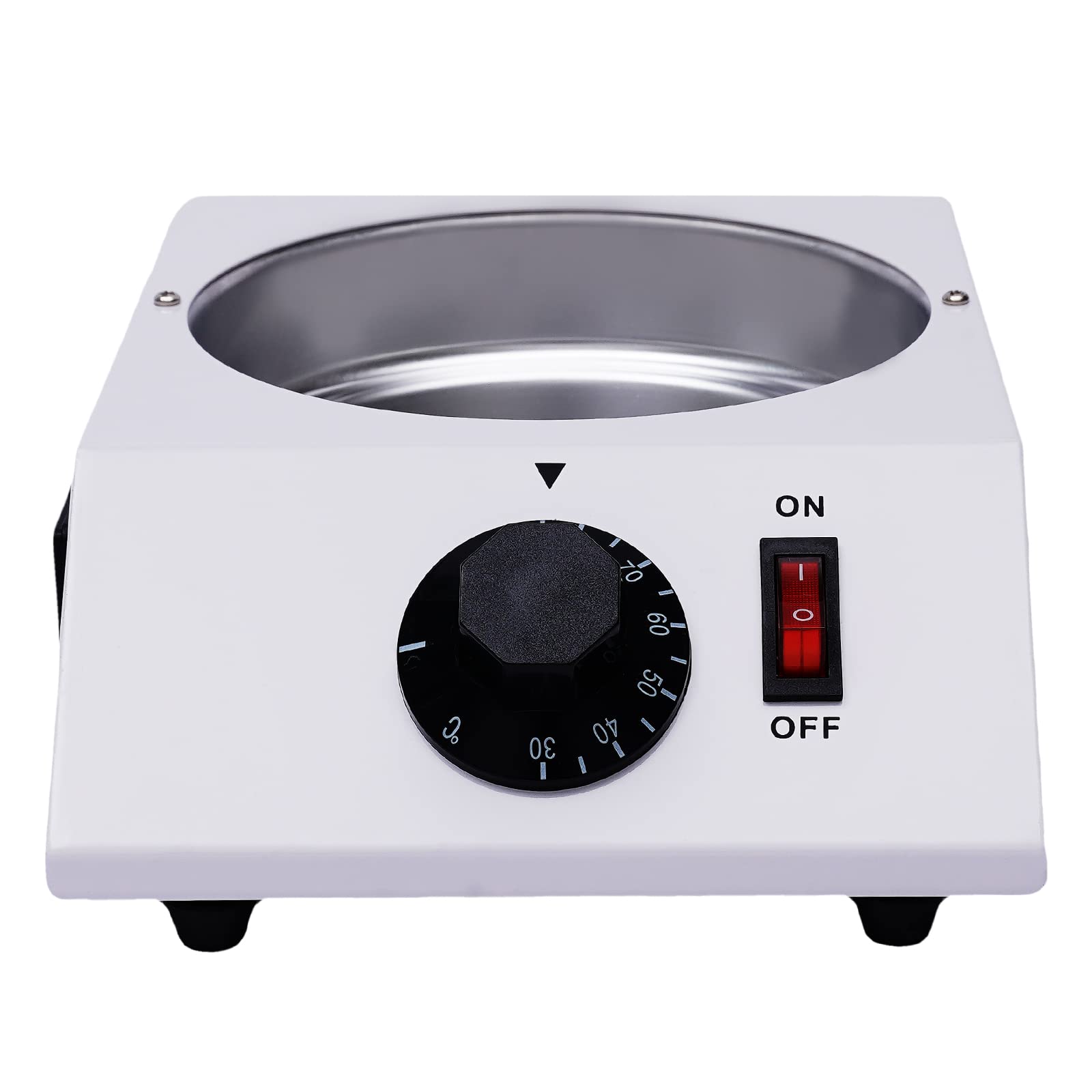 Elektrische Schokoladenschmelzer 40W Temperiergerät mit Keramik-Alu-Topf - Professionelle Kuvertüre Maschine für Schokolade, 1kg Fassungsvermögen, 30-85°C einstellbar für Bäckerei, Café & Haushalt