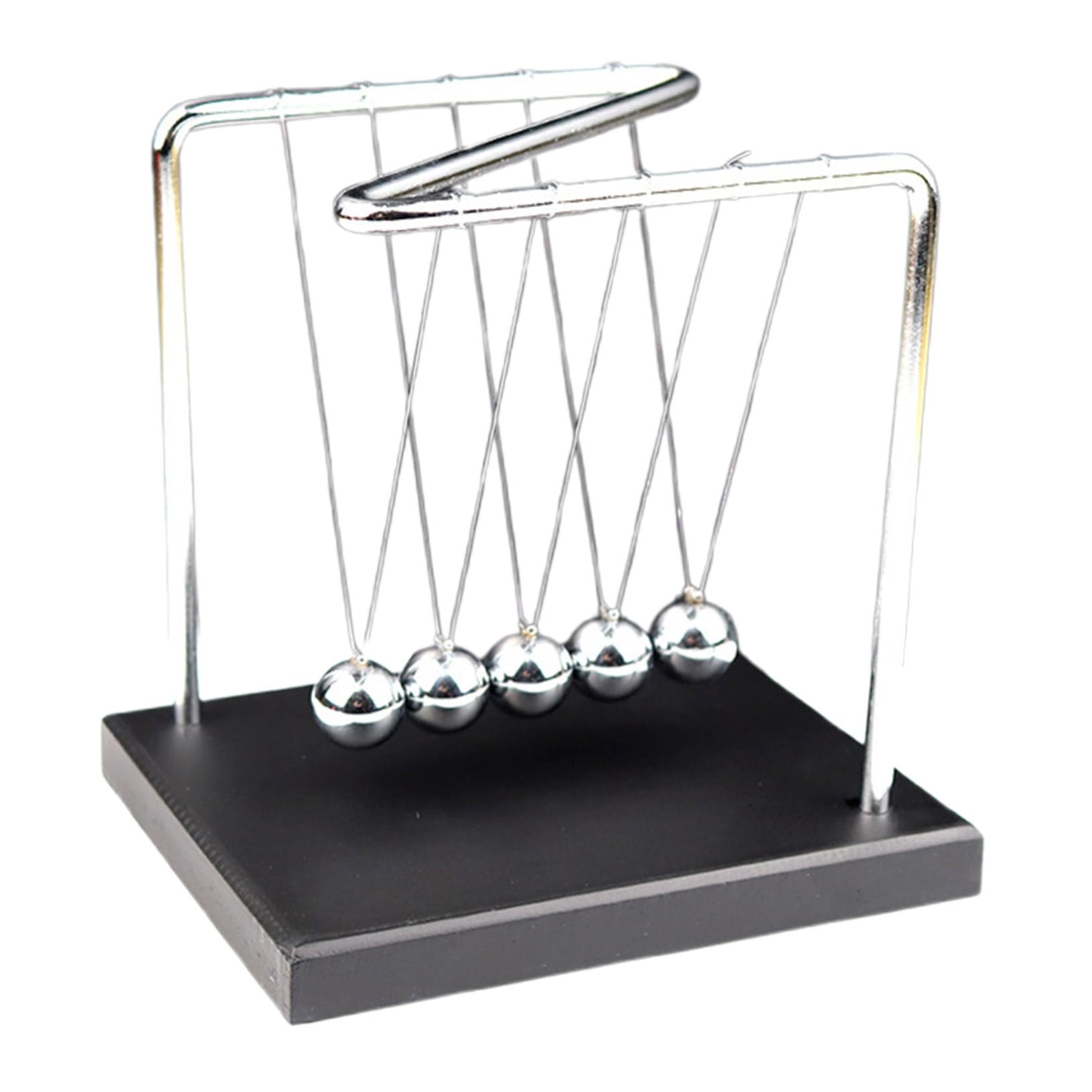 Abaodam Pendule de Newton avec Billes Métalliques Jouet de Bureau pour Démontrer la Résonance du Mouvement Décoration Éducative pour Maison Travail