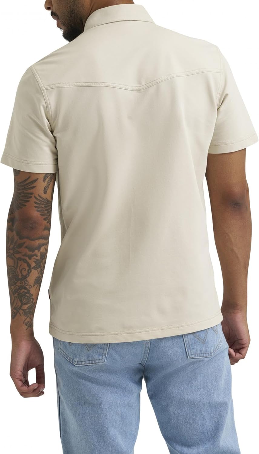 ATG by Wrangler Men's Short Sleeve Performance Knit Shirt