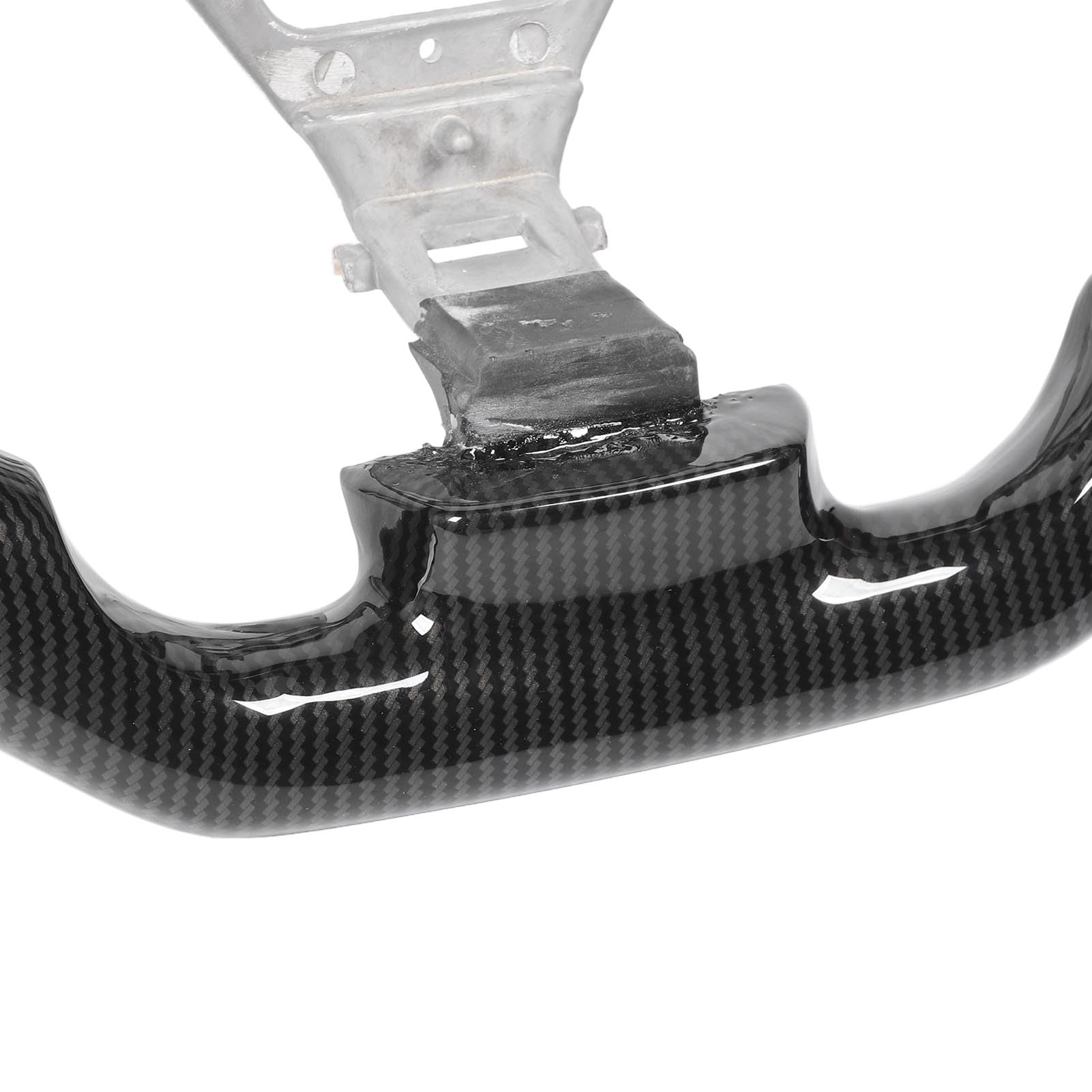 Vol En Fibre De Carbone o Dip Plat Pour 350Z 2003-2008 Poignée omique En Cuir Nappa Perforé Coutures Rouges Design Sportif Raffiné Et Précis Idéal Pour ique