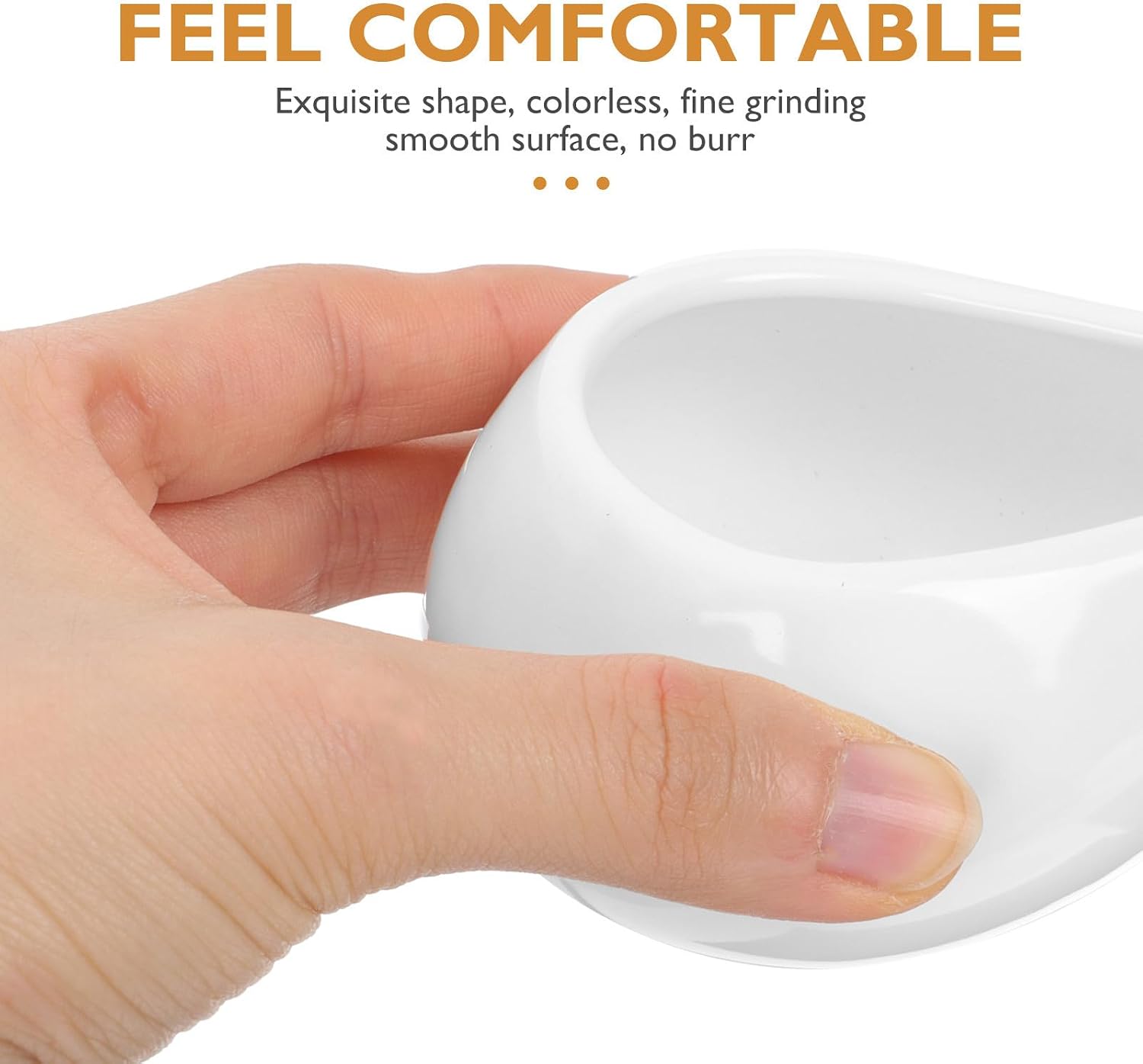 2pcs White Ceramic Milk Pitcher with Unique Spout for Honey Sauce