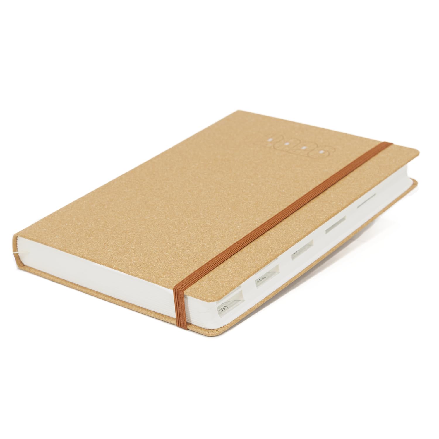 Mahavir Savana - Set regalo agenda 2026, formato A5, con custodia in tela e penna, diario giornaliero con elastico e passante per penna, 424 pagine, 70 g/m², carta naturale ombreggiante, carta termica