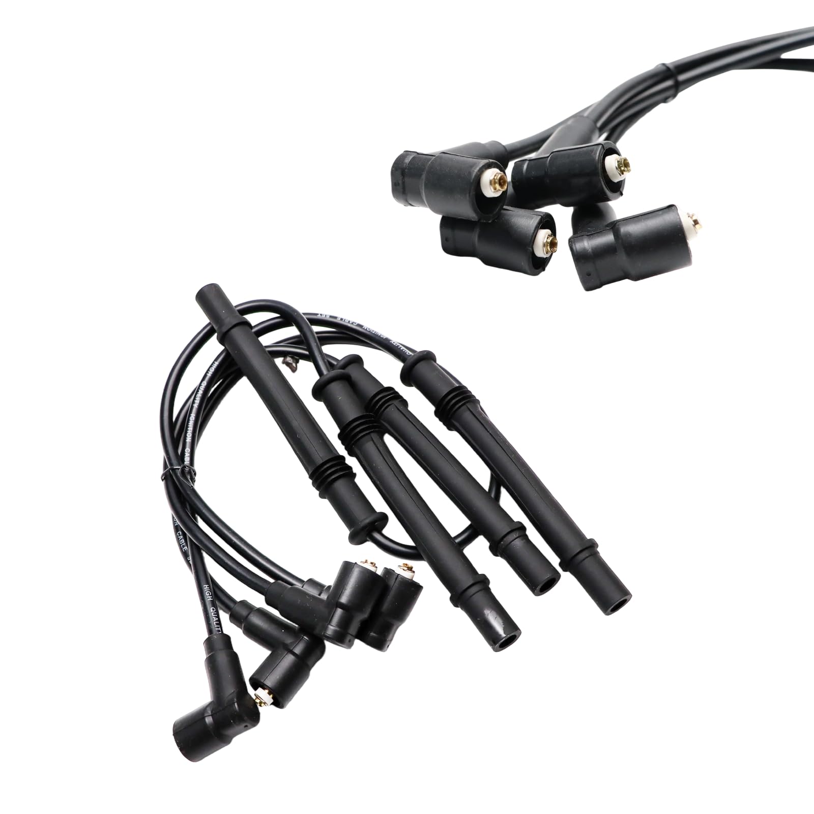 4 Pcs Câble D'allumage Ligne Voiture 0300891604 pour Clio 2 Kangoo Twingo 1 Twingo 2 Cable Bougie Allumage Fil Bougie 8200713680