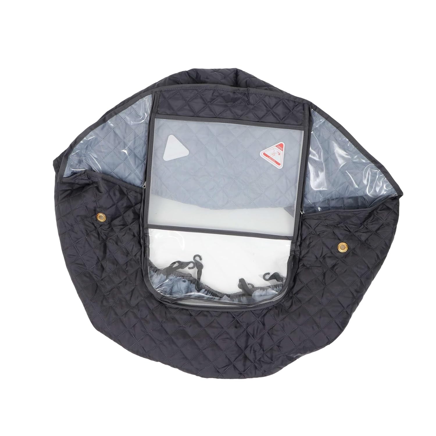 Windproof Thickened Stroller Cover Fleece Lining, Waterproof Outdoor Stroller Rain Cape for Cold Weather Protection