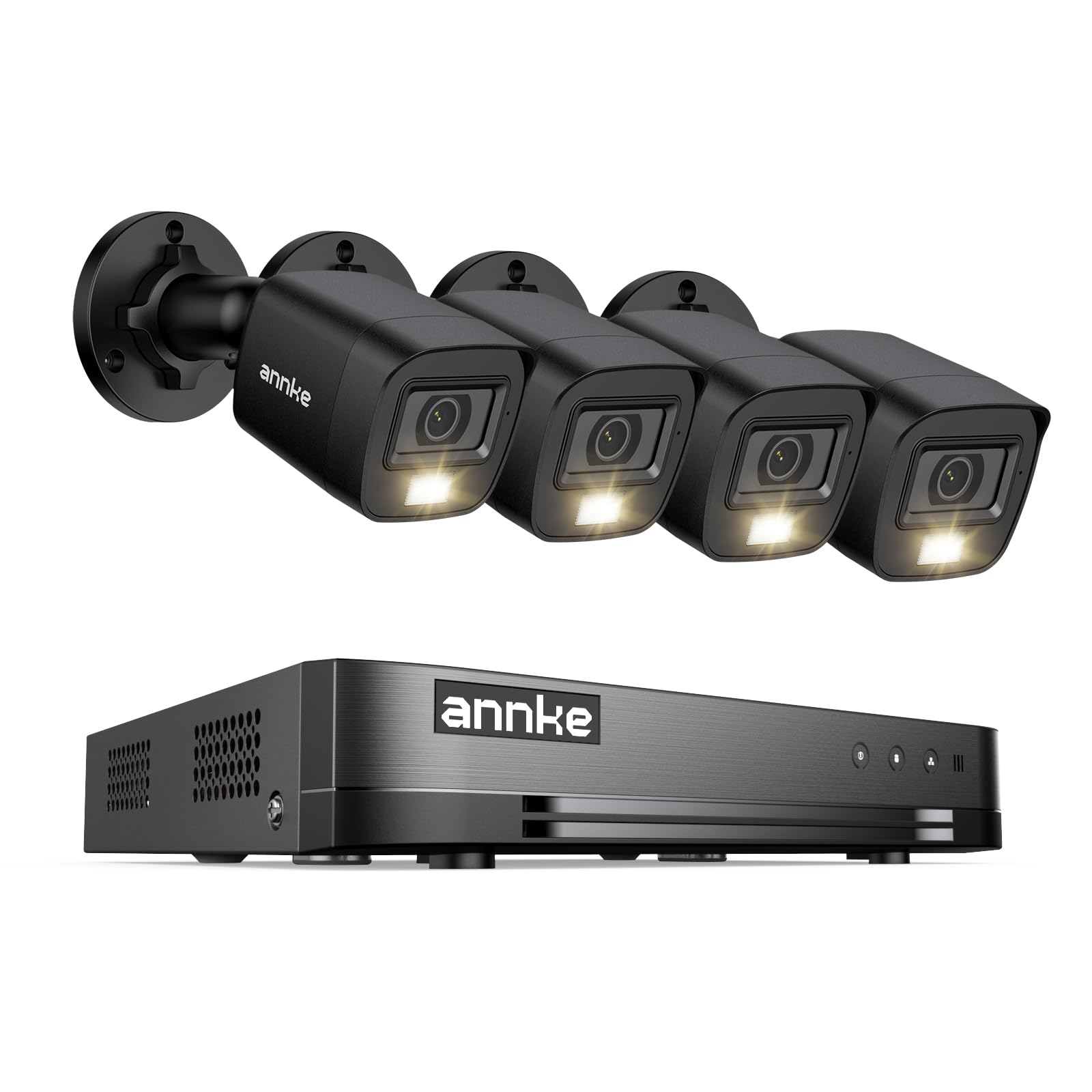 ANNKE 16Channel 1080P Lite Security Digital Video Recorder with 4 Pack 1080P HD TVI Home Security Camera Outdoor Indoor, NO HDD