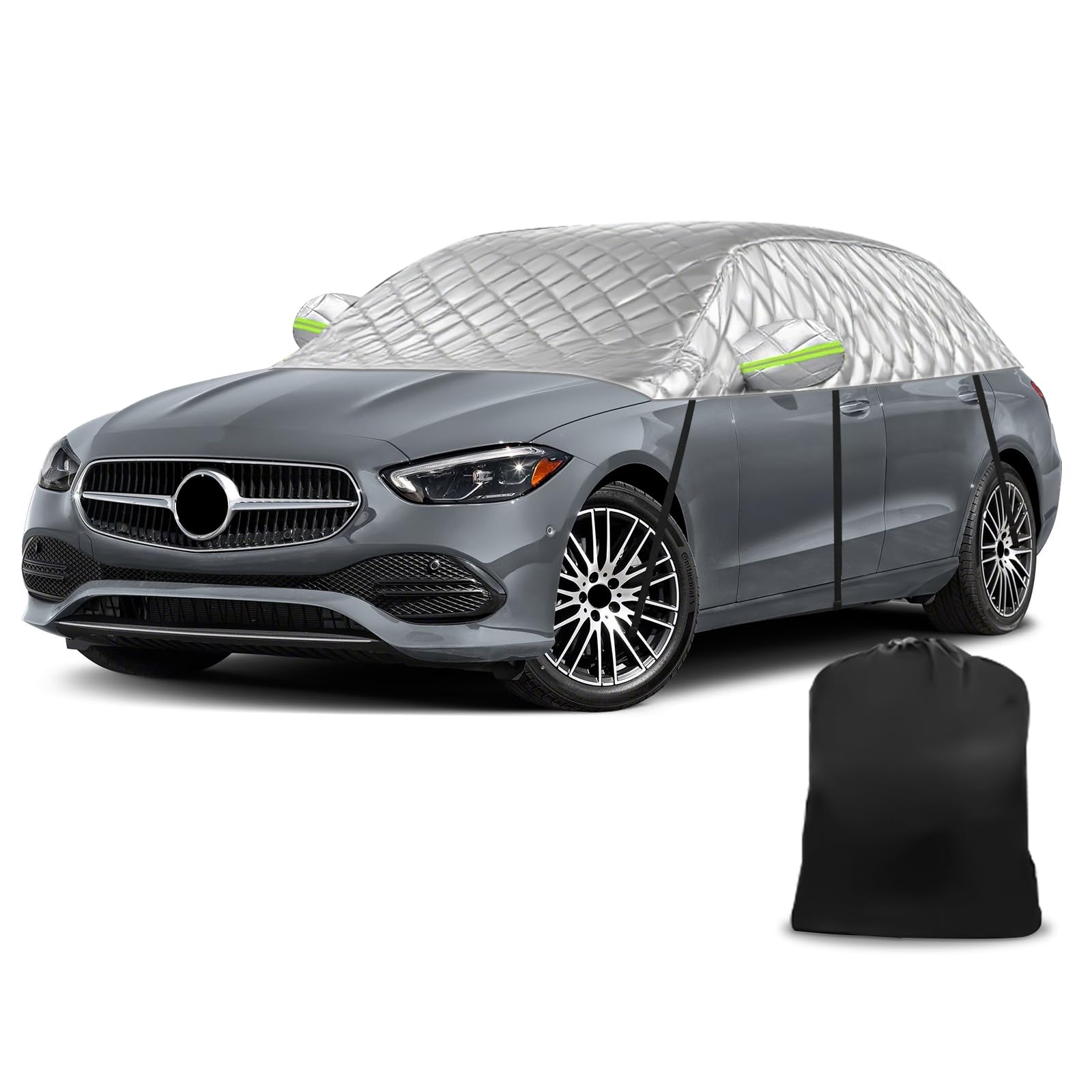 Halbe Autoabdeckung für Mercedes-Benz C-Class, Halbgarage Hagelschutz