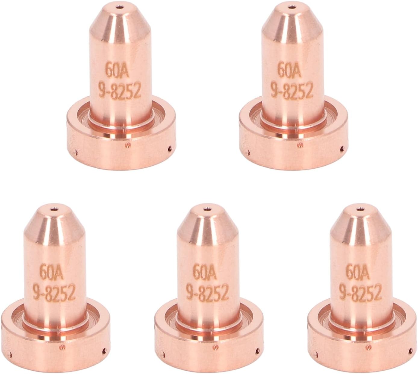 5 Pcs Nozzle Tip 9‑8252 Brass Nozzle Tips Replacement for SL60 SL100 Plasma Cutting Torch