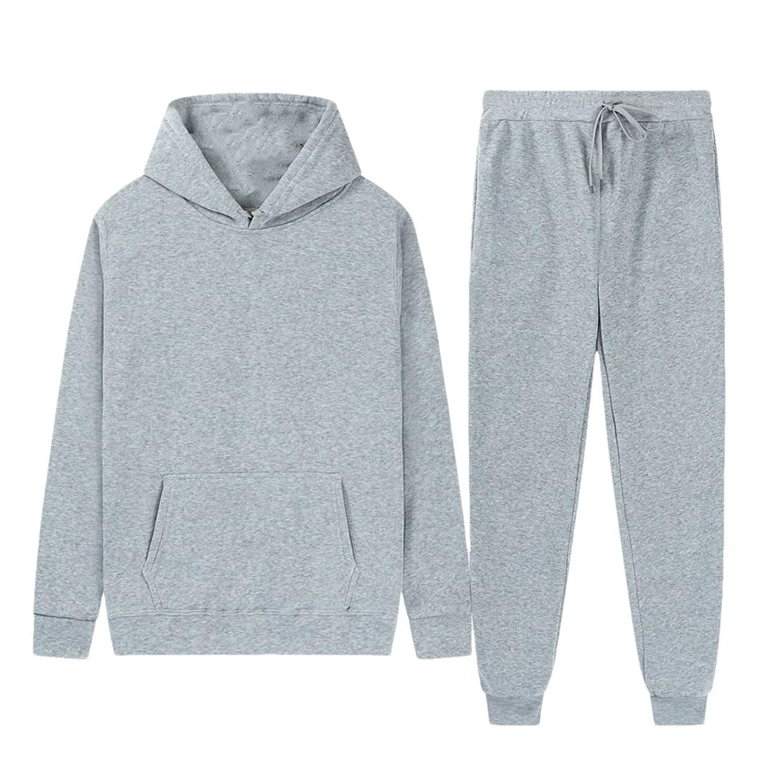 Womens Activewear 2 Piece Hoodie Jogger Pants Fashionable Casual Yoga Sports Set