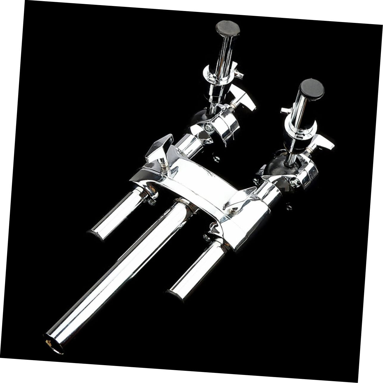 HEMOTON Soporte de Metal para Batería, Tubo de Conexión Doble, Superficie Lisa y Estable, Evita Deslizamientos, Adecuado para Estudiantes y Músicos Principiantes