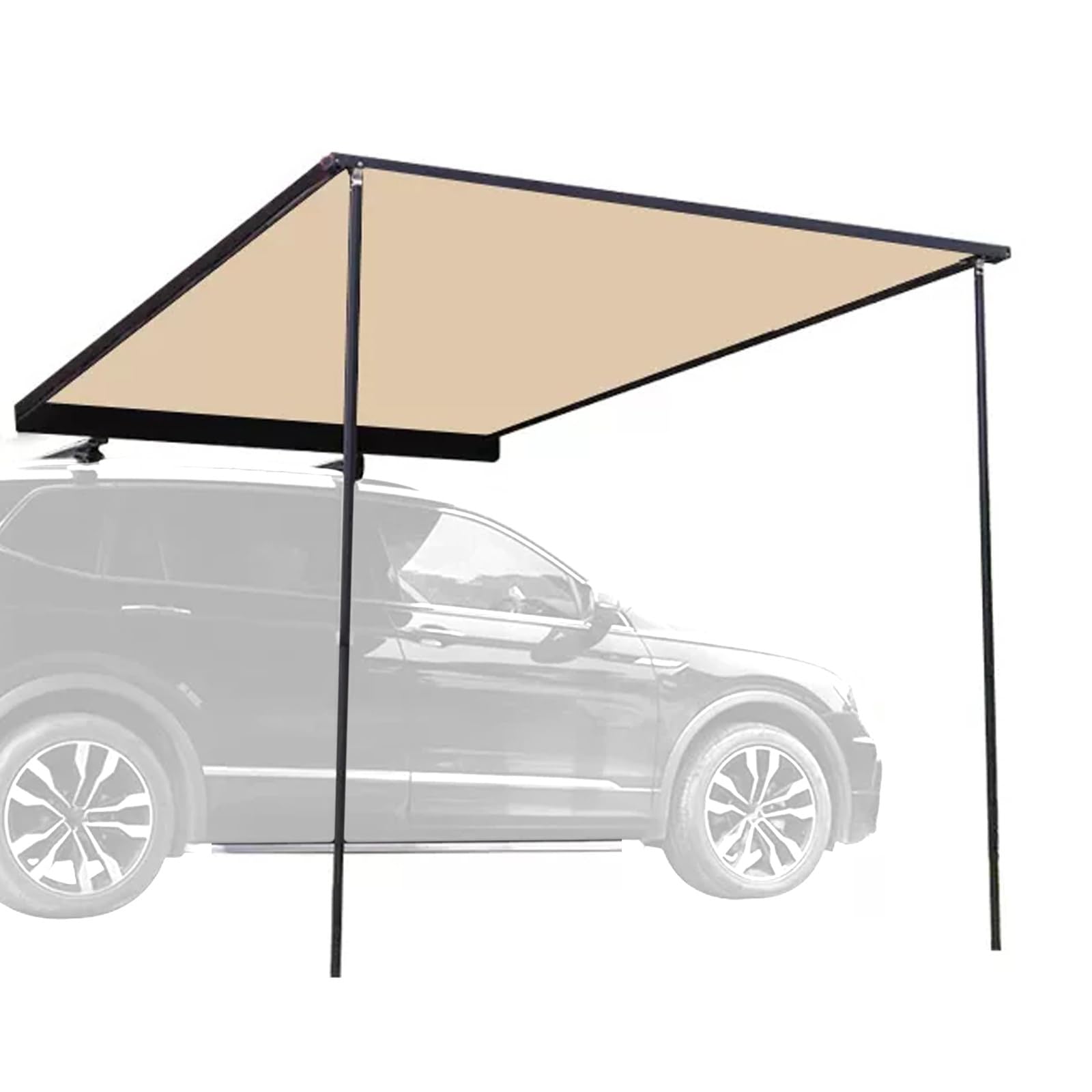 Tendalino Auto Estraibile, Tenda da Tetto Auto per SUV, PU 3000MM UV30+ Tendalino Camper, Tenda Tetto Auto Esterni