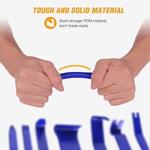 Vista 8 de GOOACC GRC-90 - Juego de 8 herramientas de eliminación de arañazos de ajuste automático, panel de tablero de audio para automóvil, kit de Azul