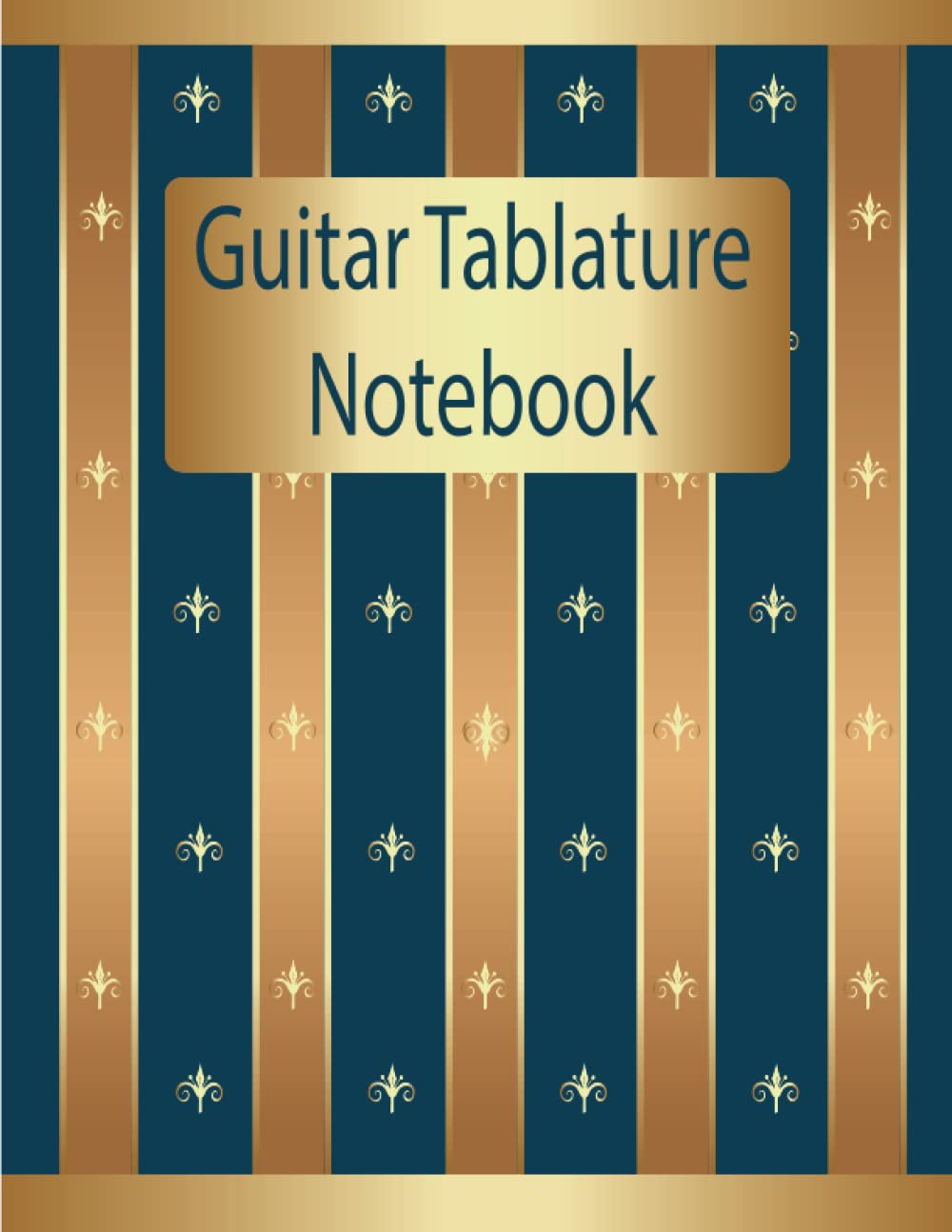GUITAR TABLATURE NOTEBOOK / 10 Staves Music Sheets / Stave Notebook, Musical Notation Staff Notebook / Songwriter Blank Guitarist Tab Notebook /: ... and Vocalists / Gift For Music Lovers