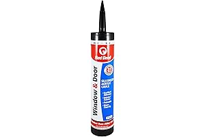 Red Devil 84650 Window & Door Black Siliconized Acrylic Caulk