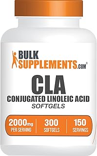 BULKSUPPLEMENTS.COM Conjugated Linoleic Acid Softgels - CLA Supplements, CLA 2000mg, CLA Safflower Capsules, CLA Pills - 2 CLA Softgels per Serving, 150-Day Supply, 300 Softgels