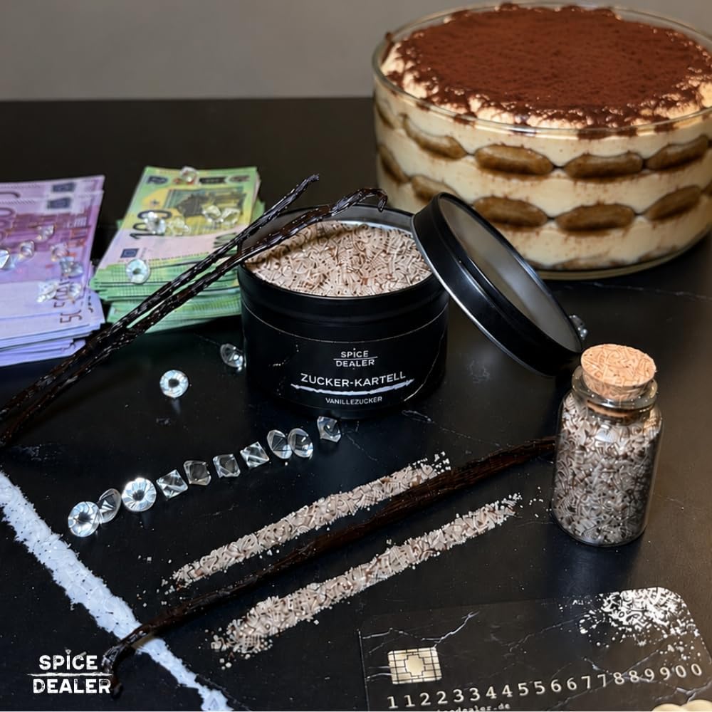 Spice Dealer Zucker Kartell Bio Vanillezucker 3x 190 g