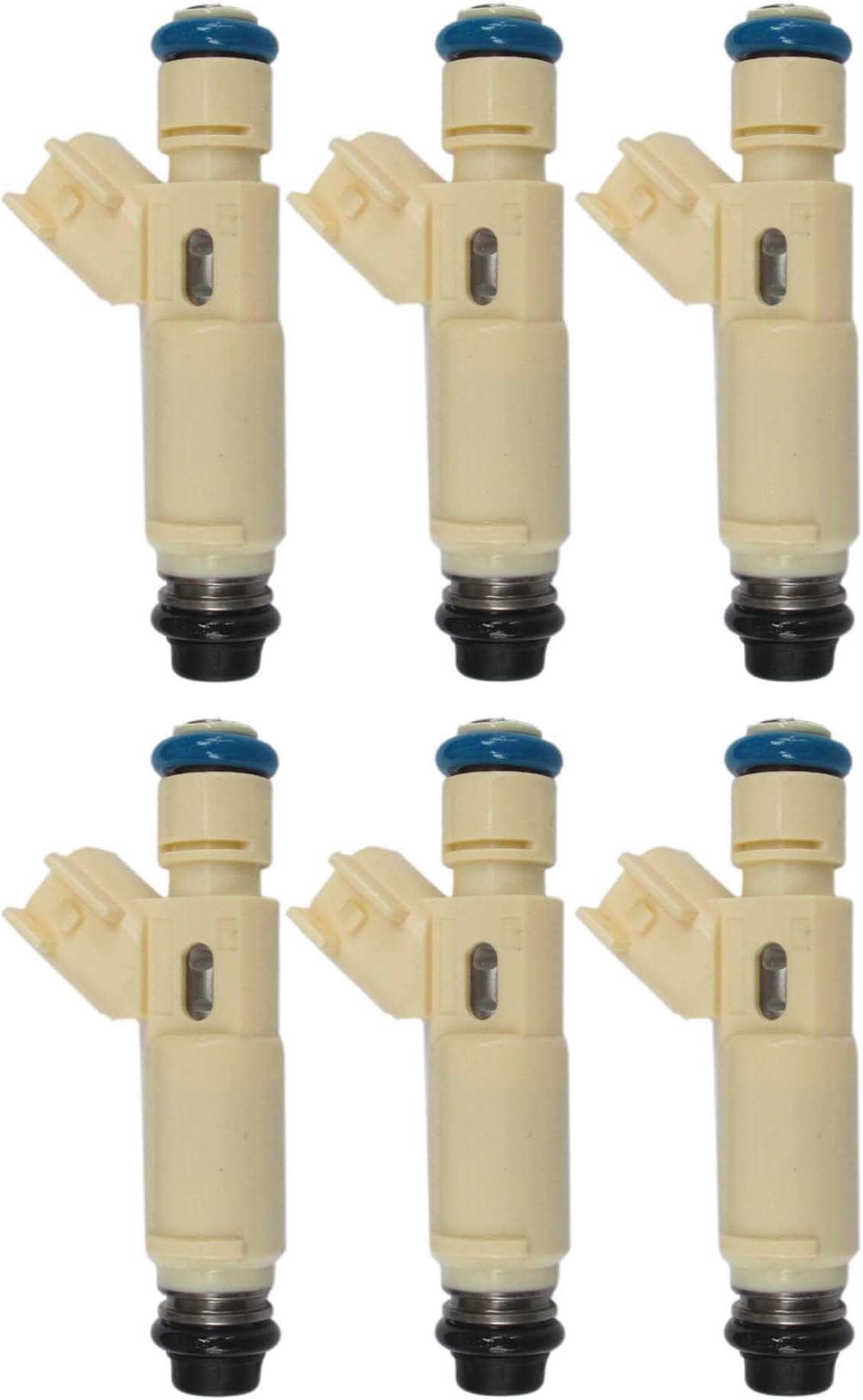 YL8E-C7B, YL8E-C2B 195500-3520, 195500-3521,822-11157, 6pcs YL8E-C7B Fuel Injector Fits for 2001-2003 Fits for ford Escape Taurus Mazda Tribute 195500-3520, 195500-3521