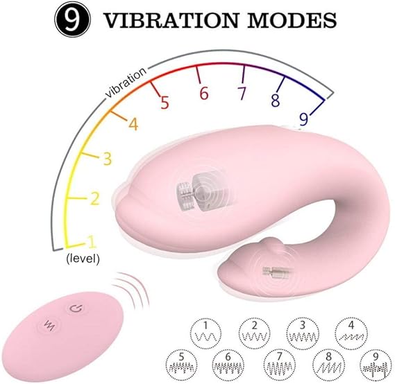 Juguetes sexuales pareja-Vibrador recargable de 9 velocidades ...