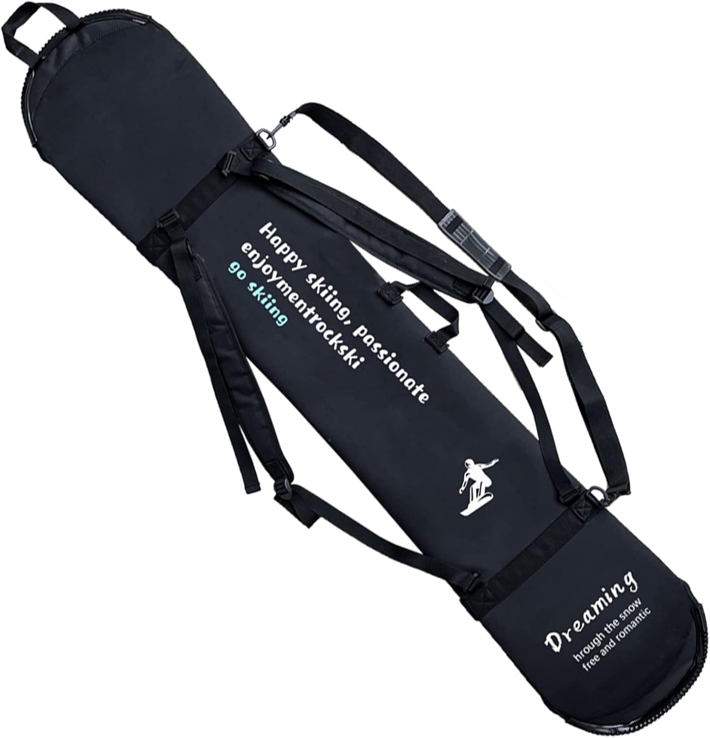 Portable All-Round Veneer Storage Bag Snowboard Bag Shoulder Shoulder Protective Cover Thick Wear-Resistant Non-Slip Waterproof