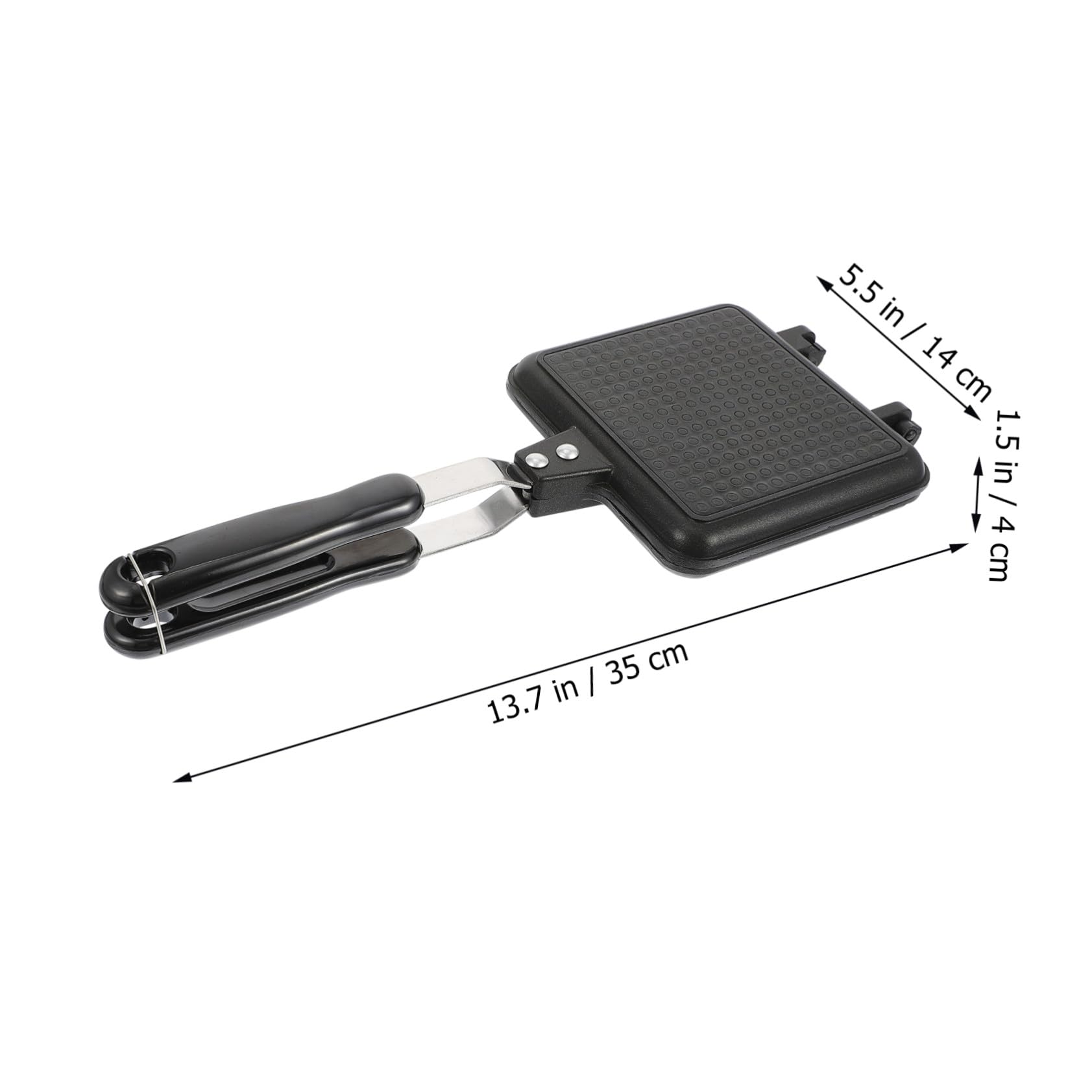 Toyvian Bandeja de Horno Extraíble Sartén Antiadherente Sartén de Doble Cara Pan Utensilios de Cocina para Hacer Sándwiches el Horno
