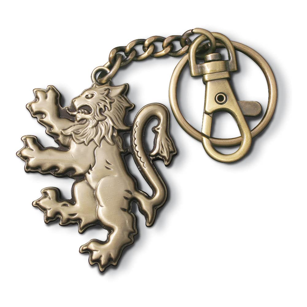 The Noble Collection Harry Potter Gryffindor Mascot Keychain - 5in (10cm) Lion House Mascot Keychain - Officially Licensed Film Set Movie Props Gifts Merchandise