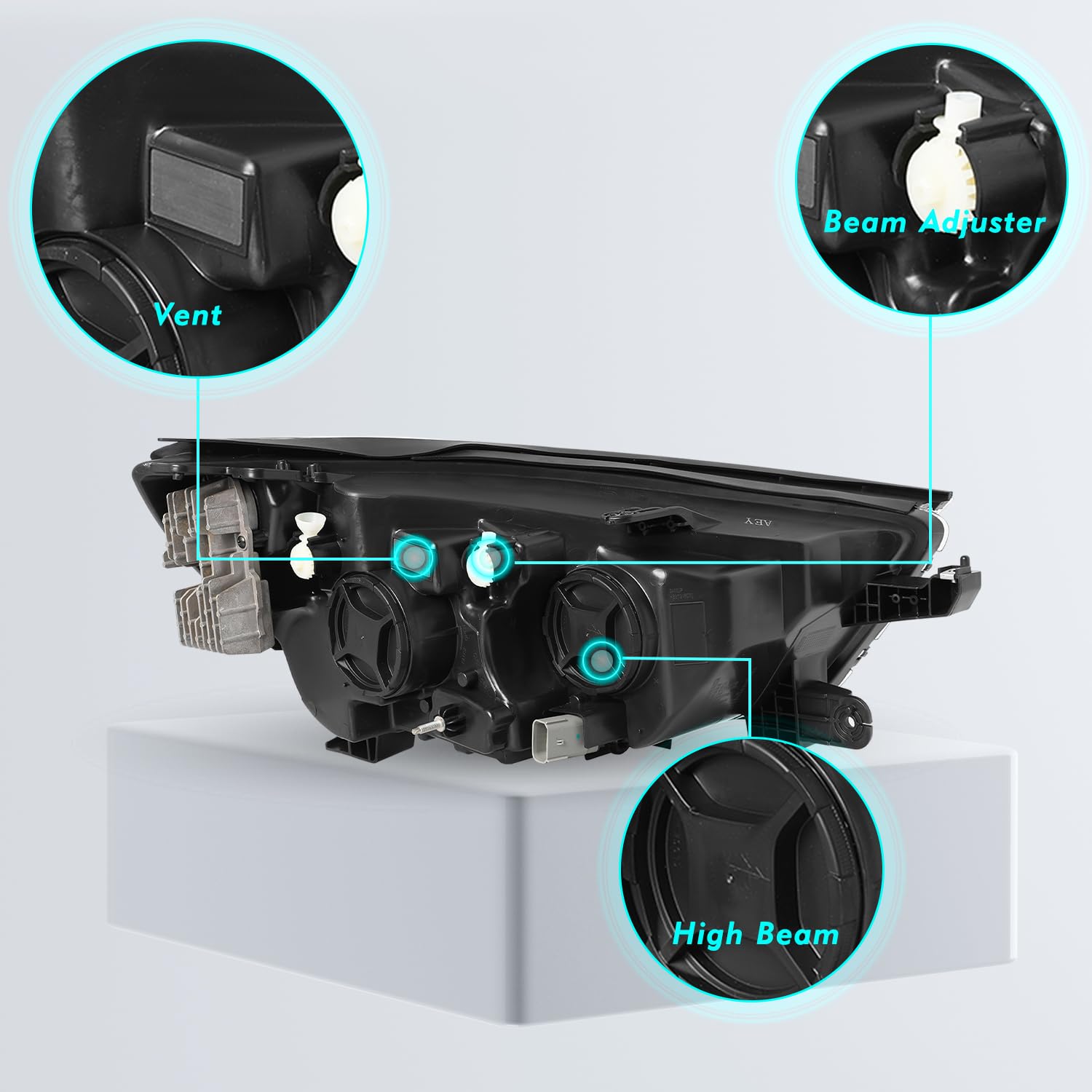 For 2017-2022 Buick Encore W/ LED DRL Halogen Headlights - Foto 8