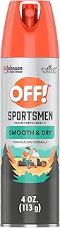 OFF! FamilyCare Insect & Mosquito Repellent Aerosol, Smooth and Dry Formula Bug Spray, Provides up to 6 Hours of Protection, 4 oz