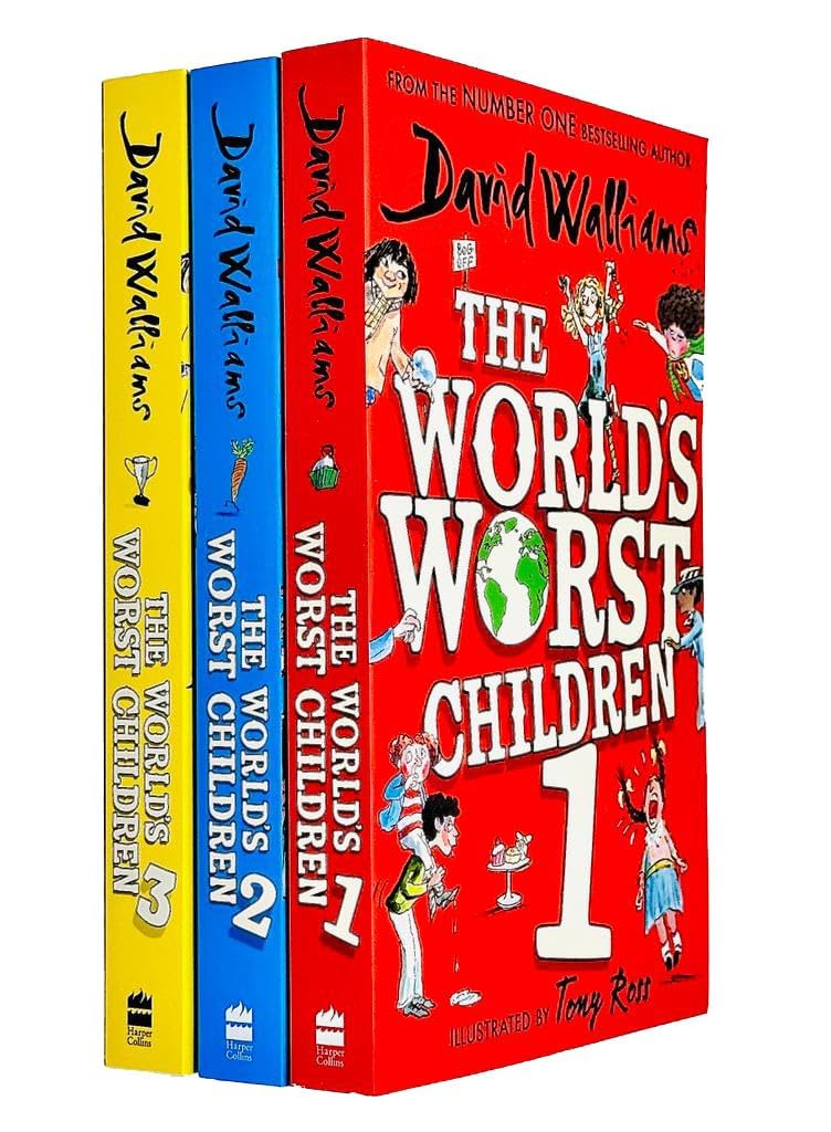 David Walliams Worlds Worst Children 3 Books Collection Set