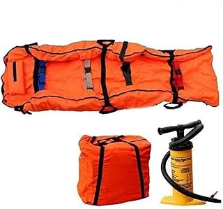 Fixed Airbag Mine Rescue Stretcher, Folding Emergency Stretcher,Soft Stretcher Vacuum Negative Pressure Isolation Body, for Medical Emergency Rescue,