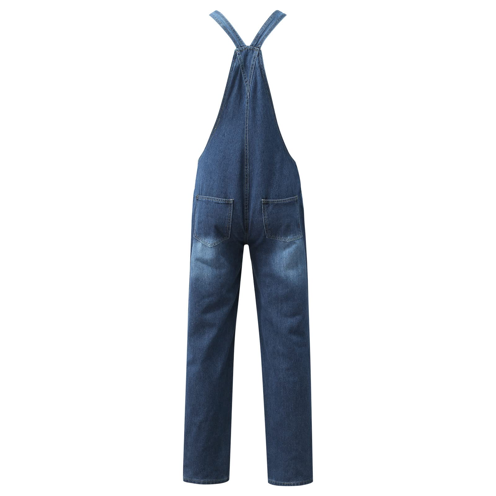 OBiQuzz Peto para hombre, vaquero, mono de los 90, pantalones de trabajo para hombre, pantalones de trabajo azules, peto, para el tiempo libre, vaqueros, mono, peto, moderno, para hombre